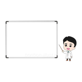 かっこいい男性医師c 人差し指 無料イラスト素材 ボンボンイラスト